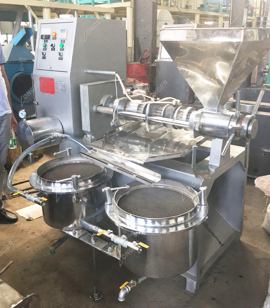 Automatic Rapeseed Soybean Palm Seeds Peanut Mustard Sesame Oil Pressers Extracting Olive Oil Extraction Machine