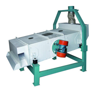 Vibrating cleaning screen for screening impurities from cottonseeds