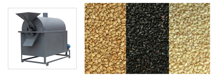 sesame seeds roasting machine