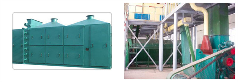 soybean flakes drying machine in soybean oil pretreatment workshop