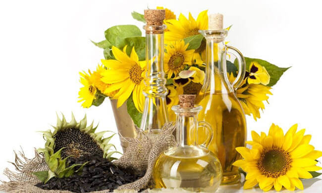 sunflower seeds and sunflower oil